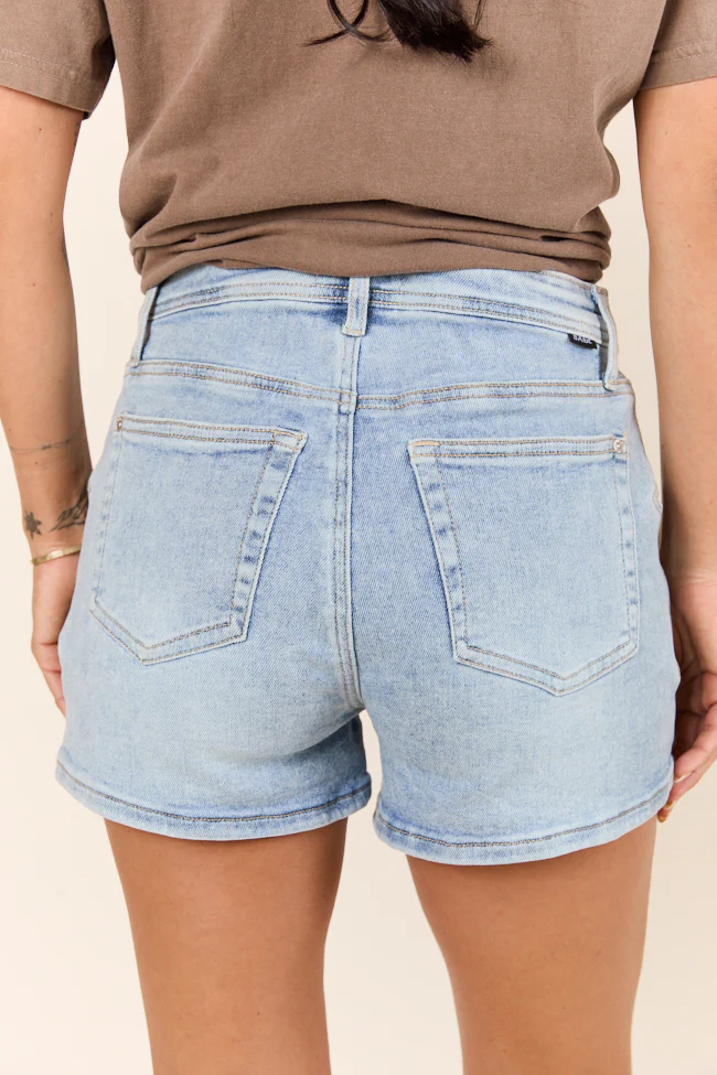Wait For Daylight Star Embroidered Denim Shorts - Terpint