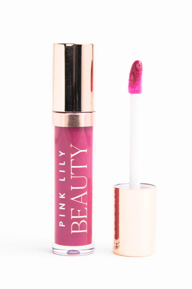 Pink Lily Beauty Blooming Gloss Tinted Lip Oil - Polished Plum FINAL SALE - Terpint