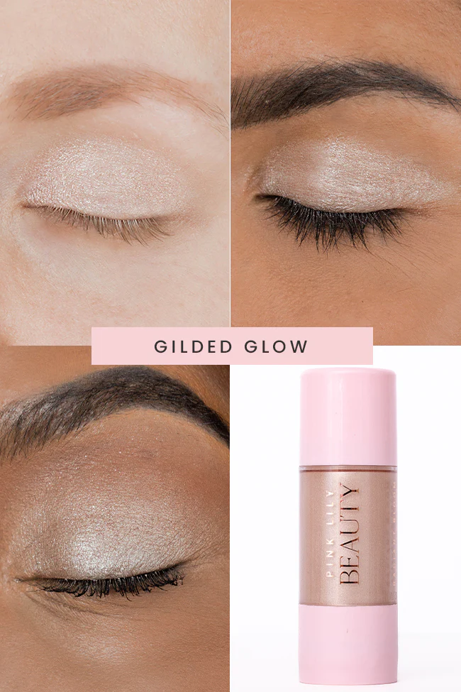 Pink Lily Beauty Radiant Bloom Eyeshadow Drops - Gilded Glow FINAL SALE - Terpint