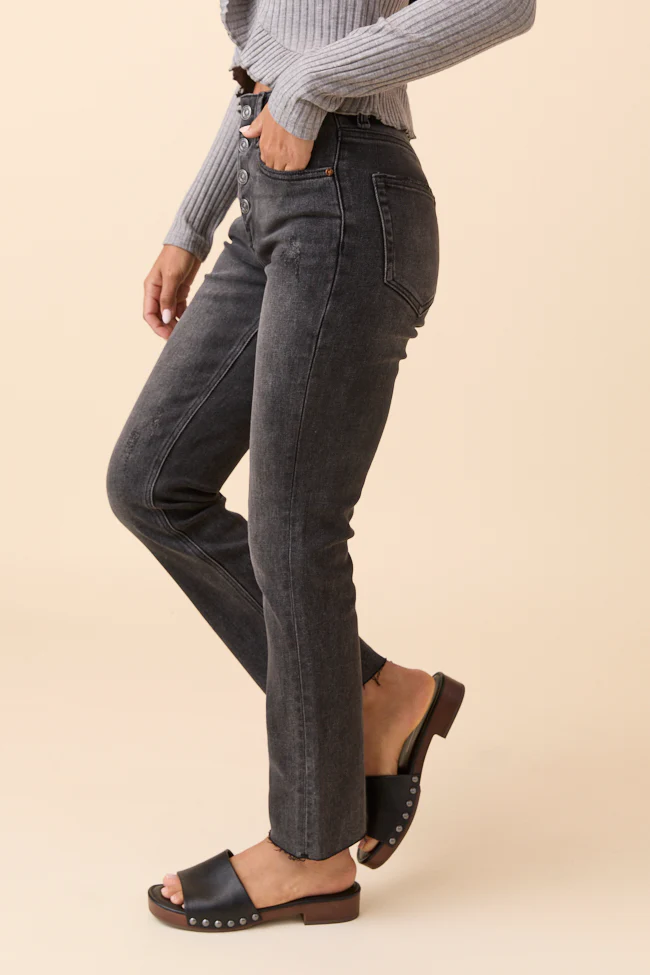 Aurora Black Stone High Rise Skinny Jeans - Terpint
