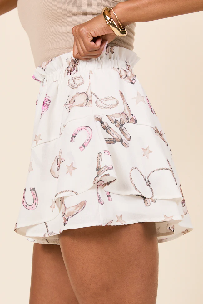 Sawyer Western Print Shorts - Terpint
