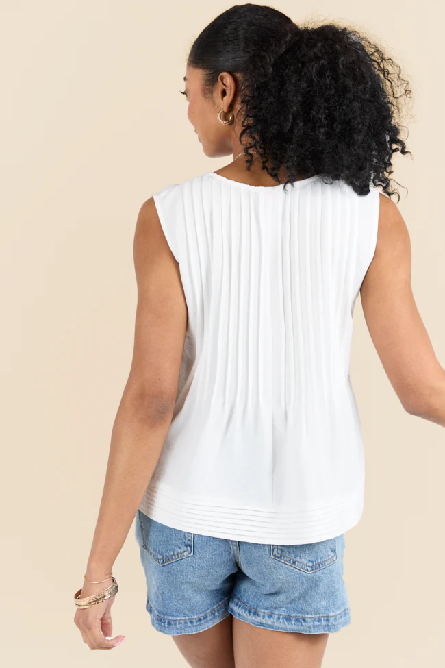 Perfect Promises Ivory Woven Top FINAL SALE - Terpint