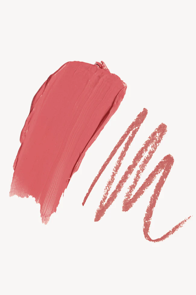 Pink Lily Beauty Double Bloom Dual Lipstick and Lip Liner - Pretty in Pink Lily FINAL SALE - Terpint