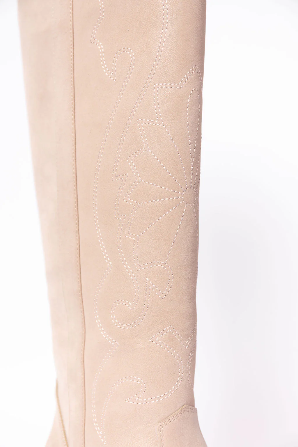 Shania Tan Tall Cowboy Boots - Terpint