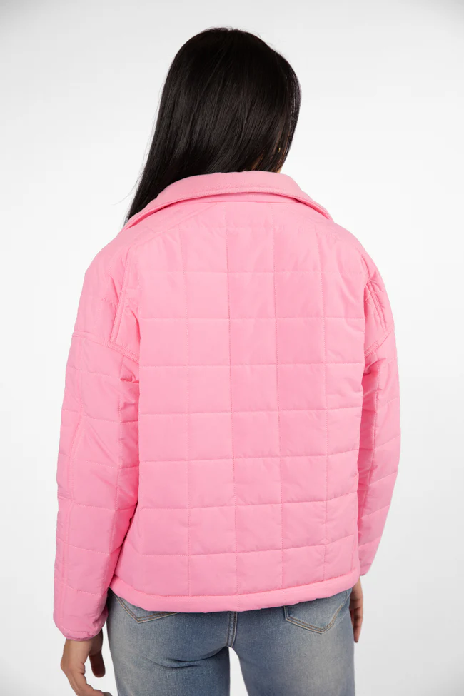 Vail Valley Pink Lightweight Puffer Jacket FINAL SALE - Terpint