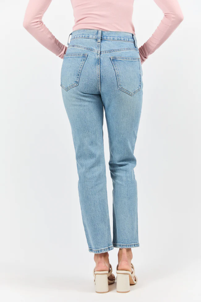 Millie Medium Wash Straight Leg Jeans DOORBUSTER - Terpint