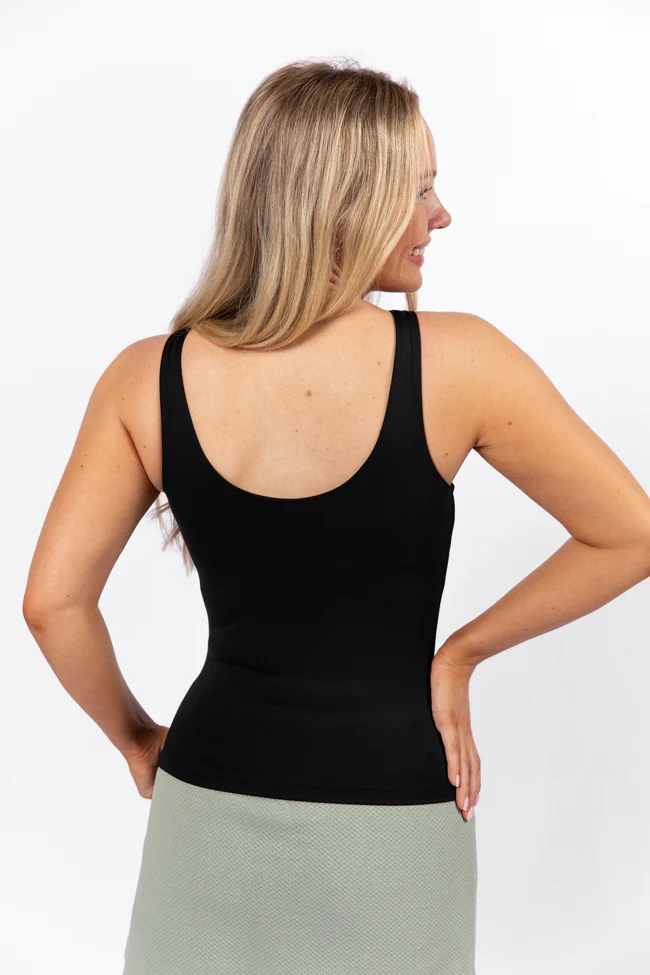 You're A Star Black High Neck Tank FINAL SALE - Terpint