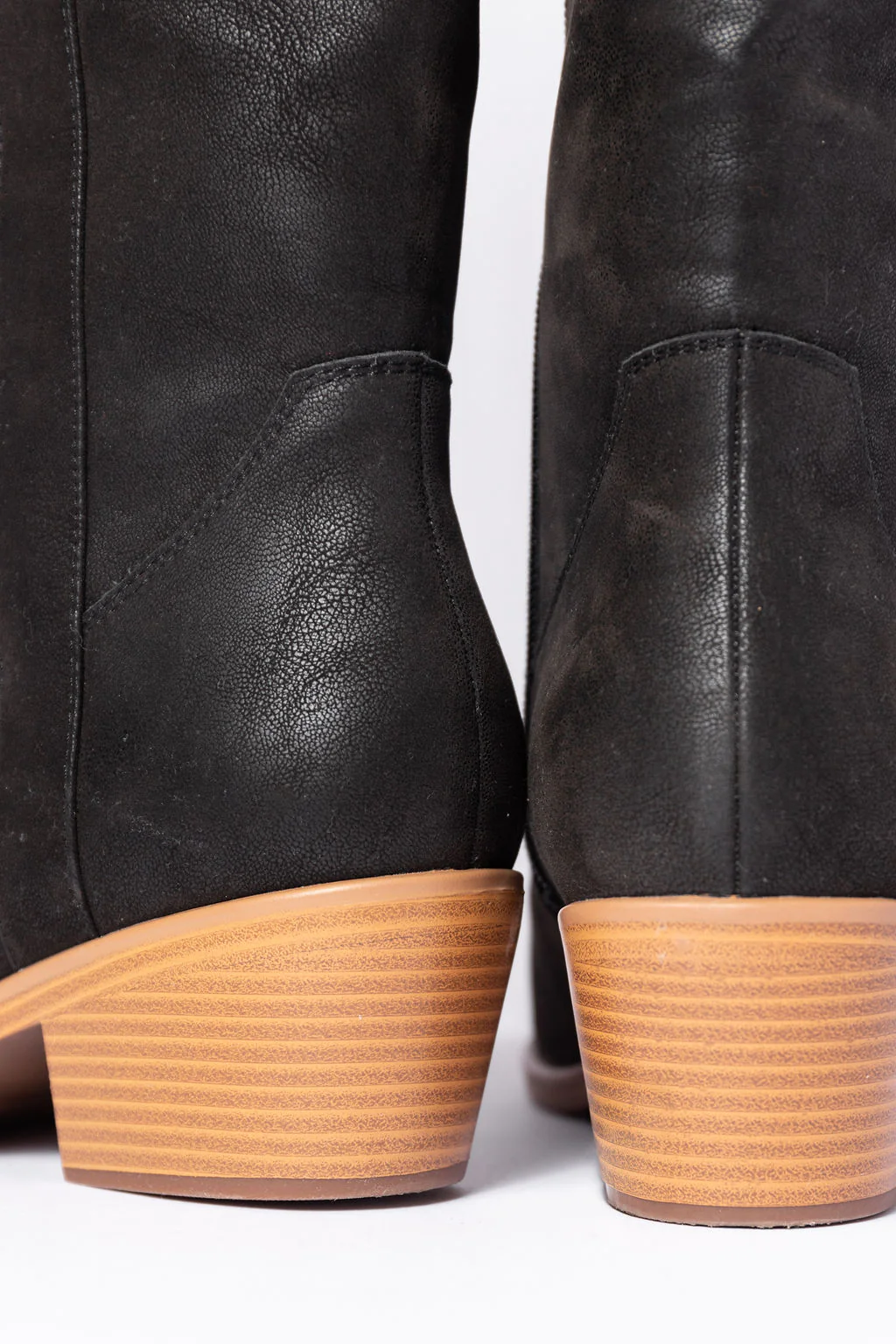 Shania Black Cowboy Boots - Terpint