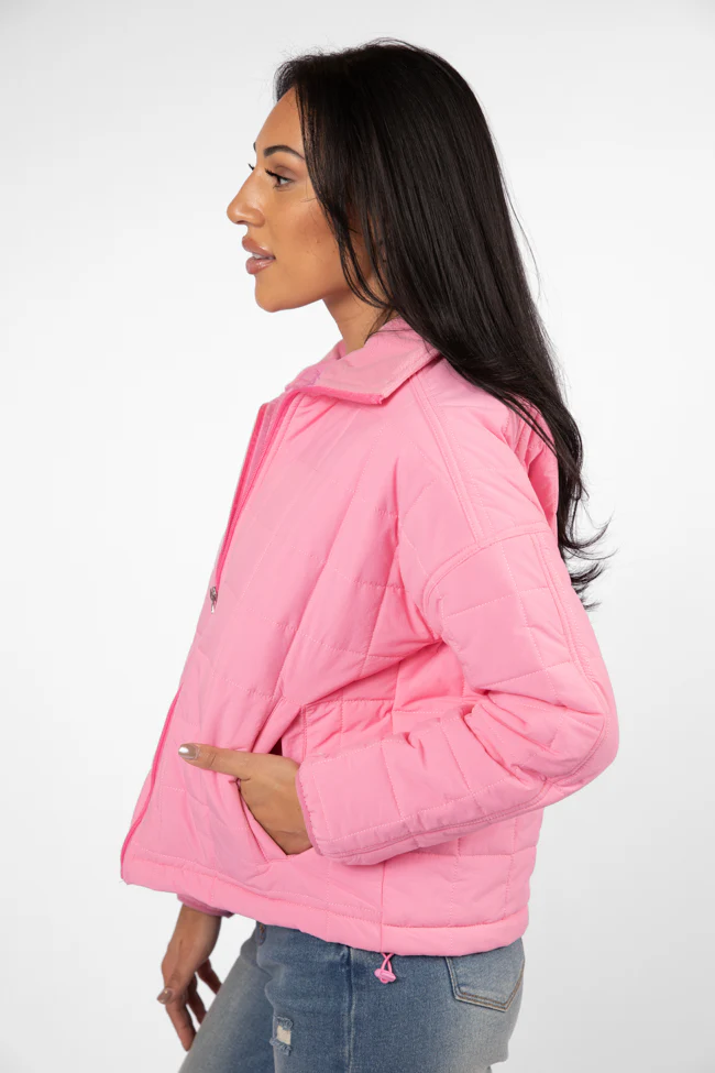 Vail Valley Pink Lightweight Puffer Jacket FINAL SALE - Terpint