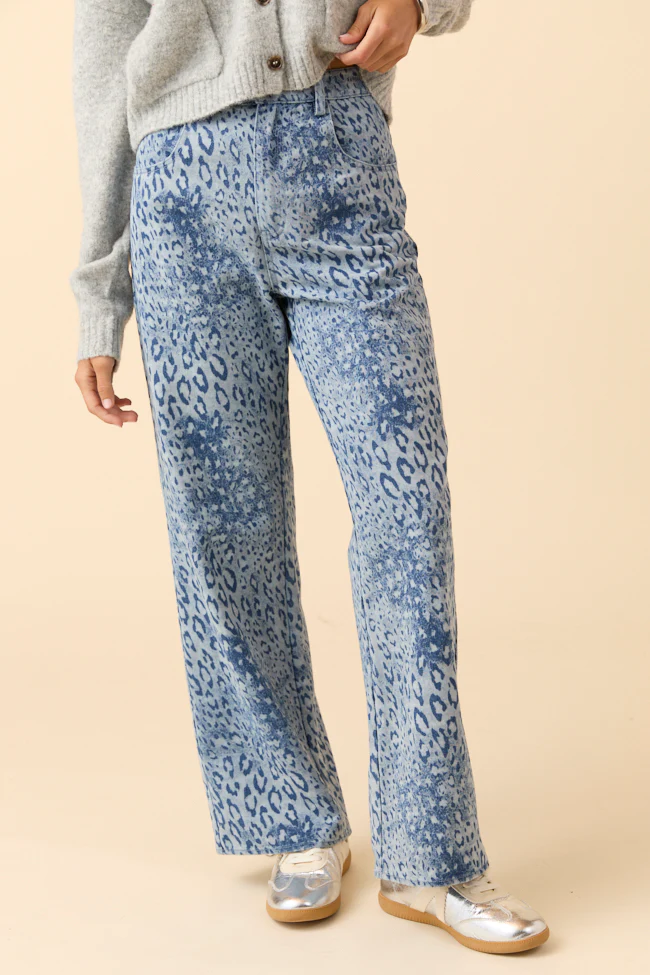 Scarlett Leopard Print Jeans - Terpint