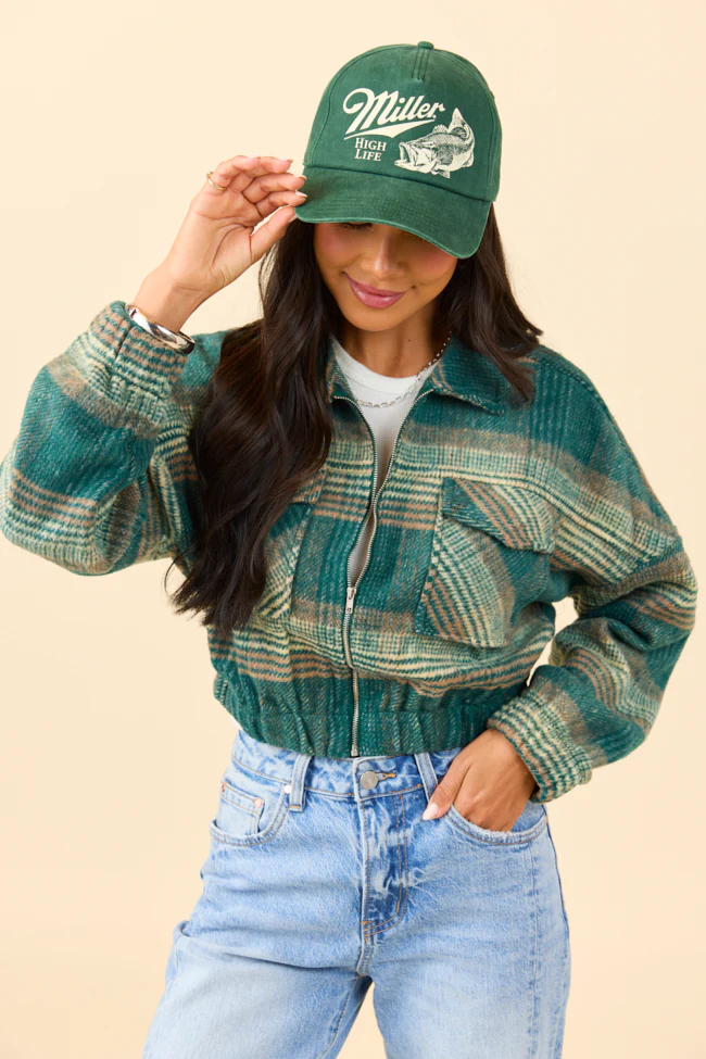 Finley Green Plaid Jacket - Terpint