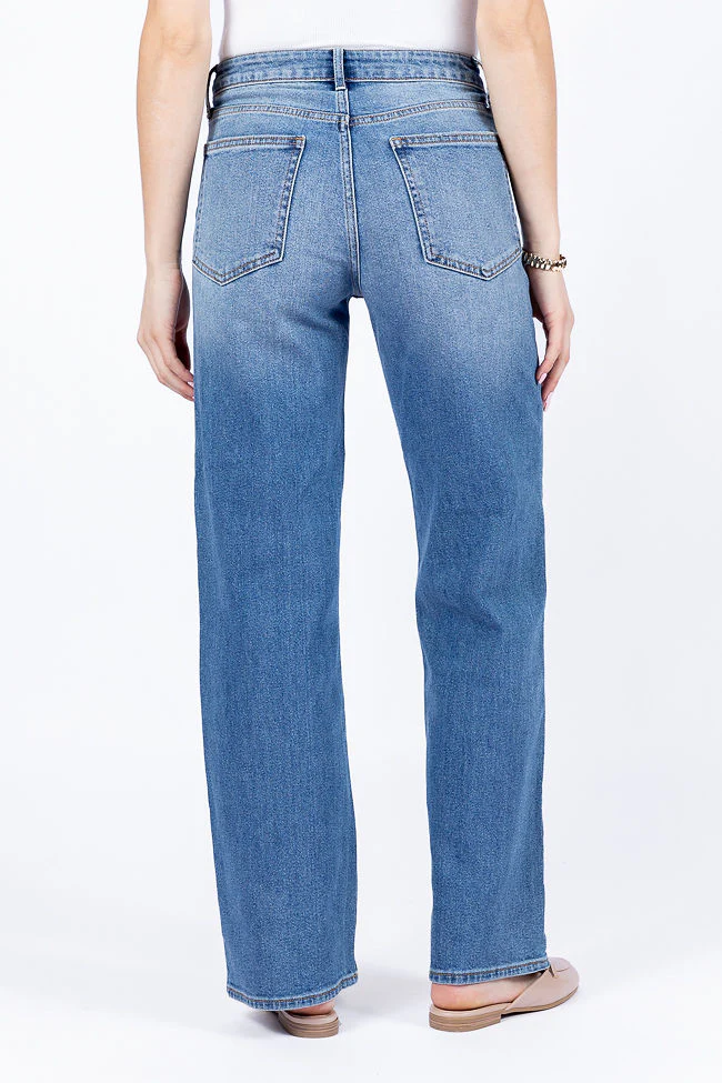 Cosette Medium Wash Relaxed Jeans - Terpint