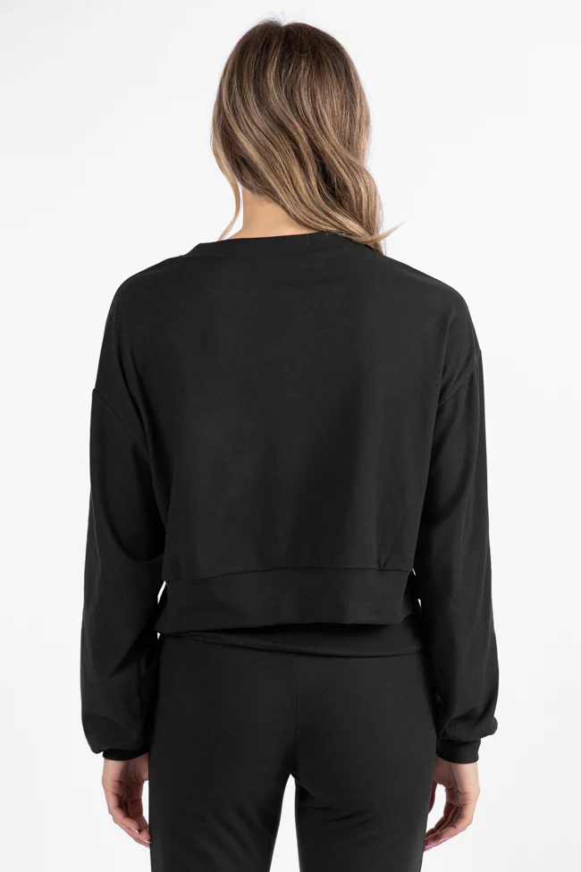 In A Dream Black Super Soft Pullover FINAL SALE - Terpint