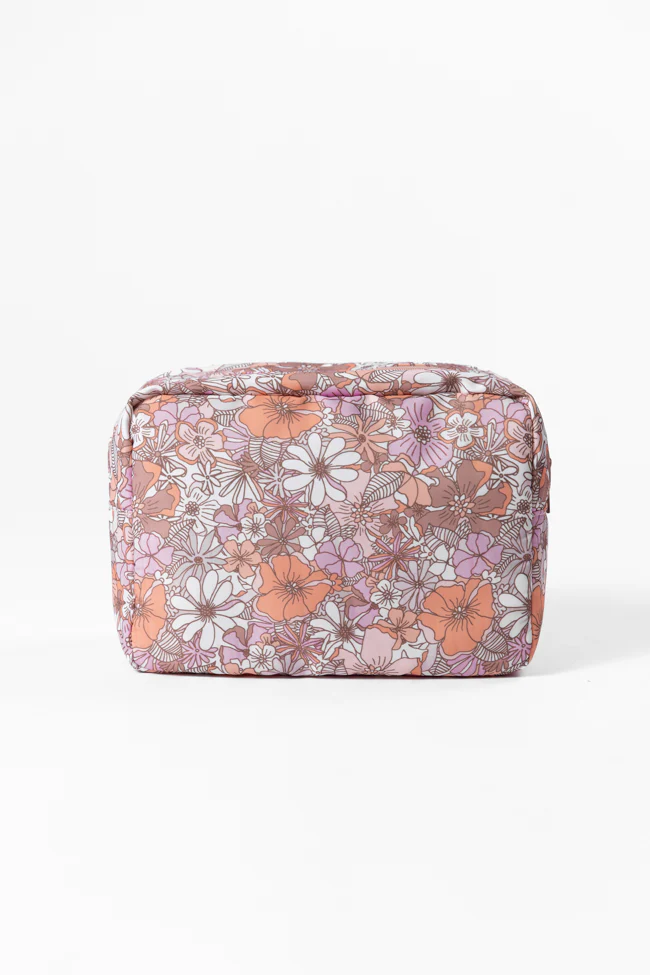 Retro Floral Travel Pouch Set FINAL SALE - Terpint