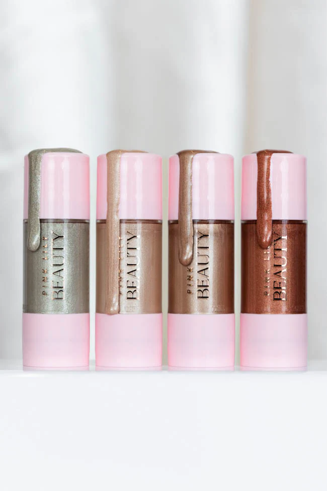 Pink Lily Beauty Radiant Bloom Eyeshadow Drops - Gilded Glow FINAL SALE - Terpint