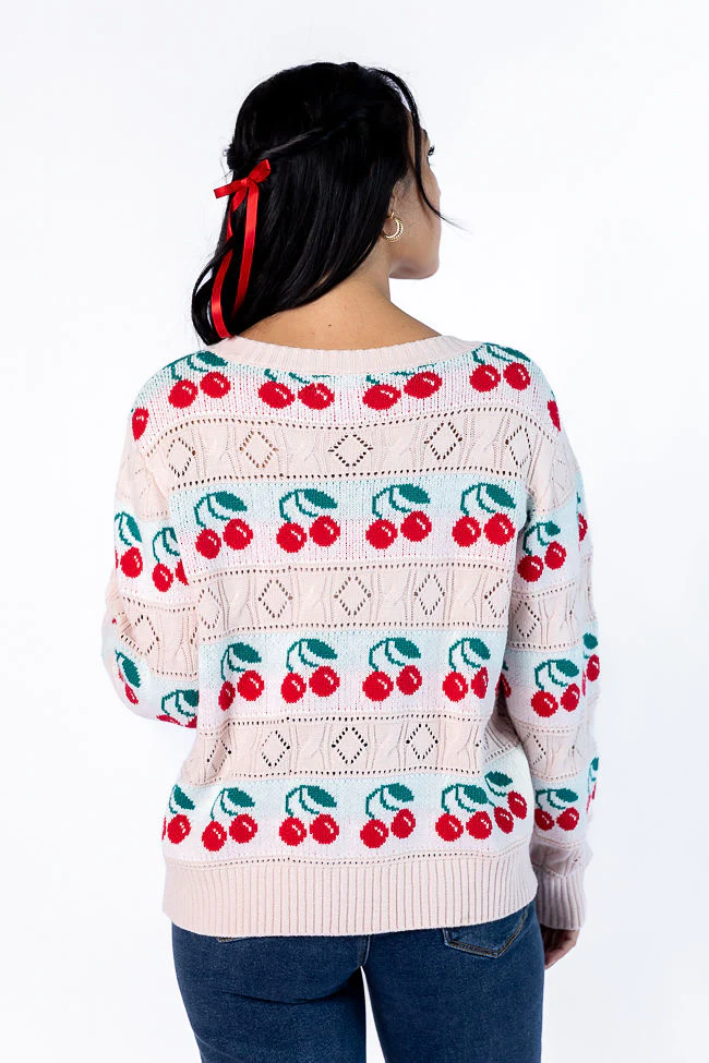 Cherry Happy Blush Cardigan FINAL SALE - Terpint