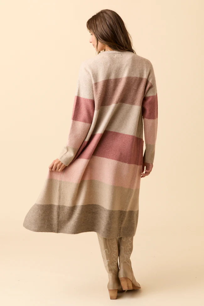 Hollis Stripe Maxi Cardigan - Terpint