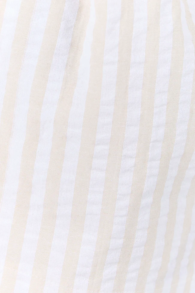 Can't Convince Me Ivory and Taupe Striped Woven Set FINAL SALE - Terpint