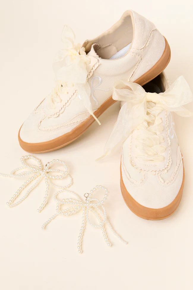 Victoriana Bow Detail Sneakers - Terpint