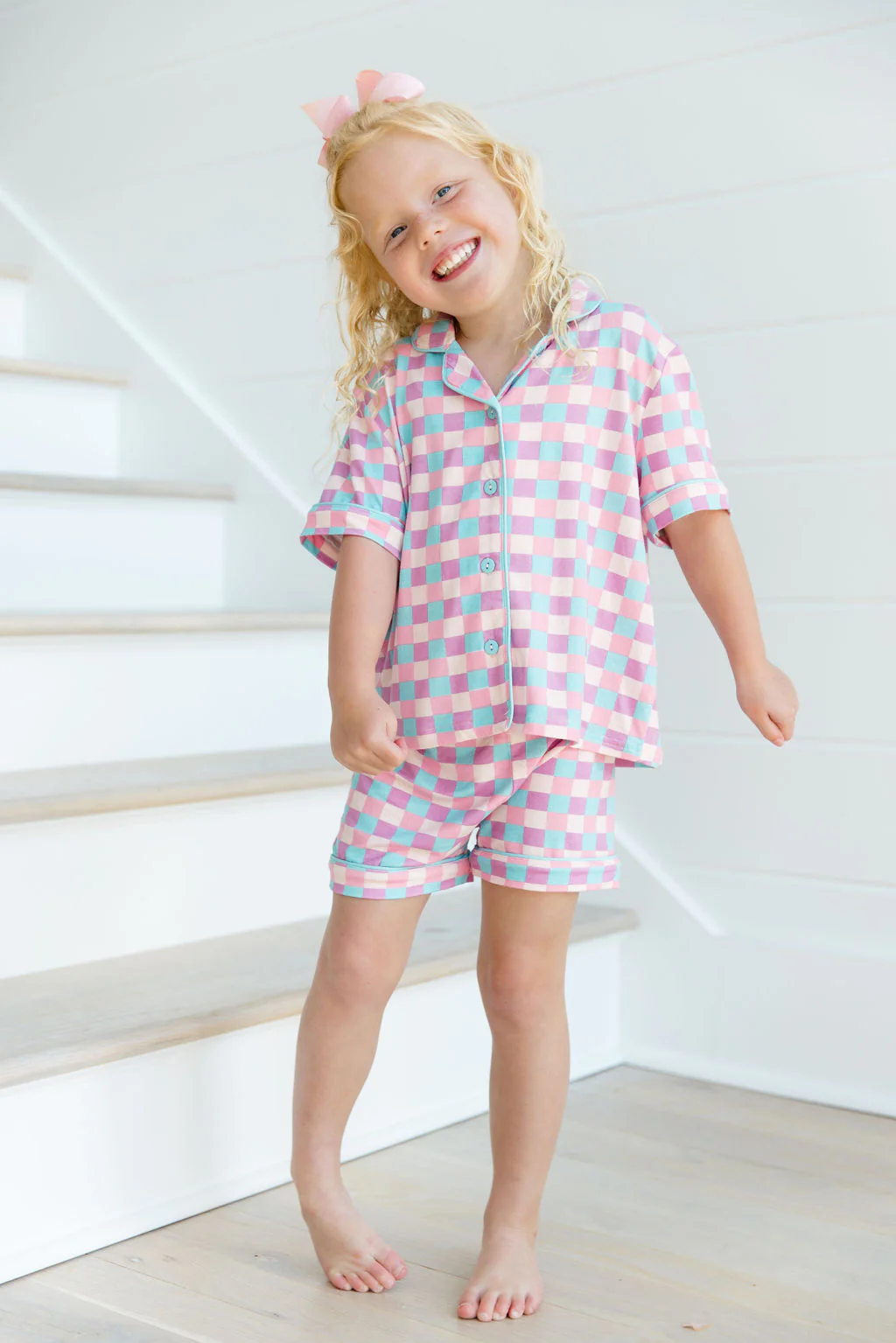 Kid's Good To Get Away  In Tori Checkered FINAL SALE - Terpint