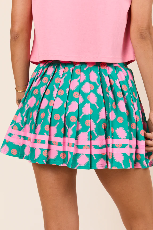 Beverly Pickleball Printed Pleated Skirt - Terpint