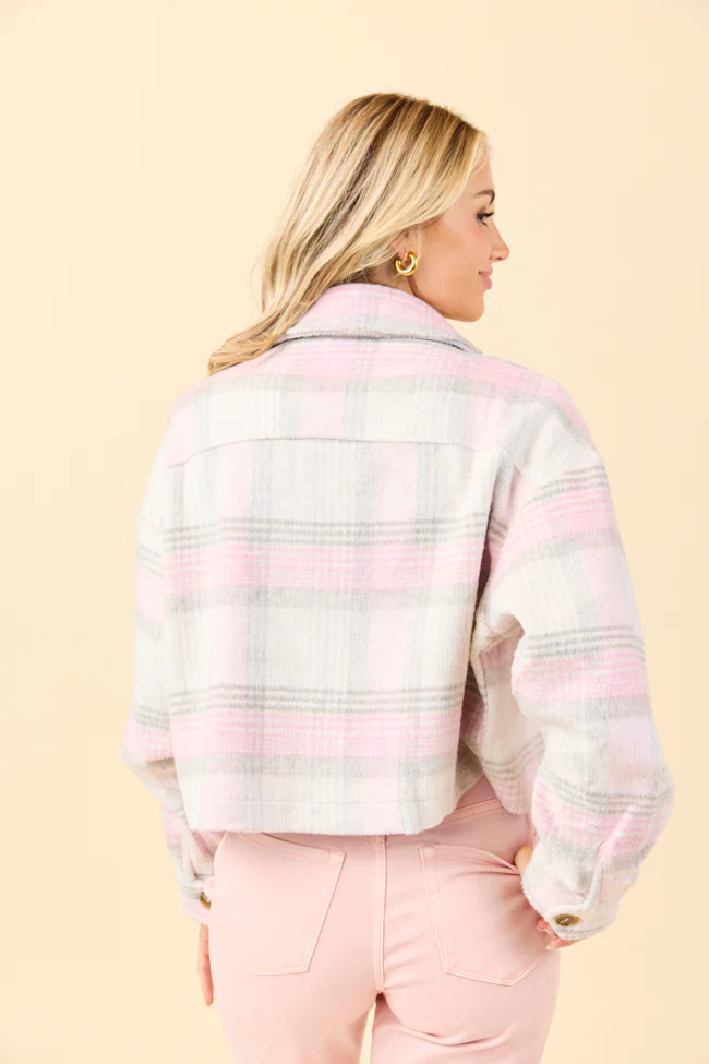 Gretchen Pink Plaid Jacket - Terpint