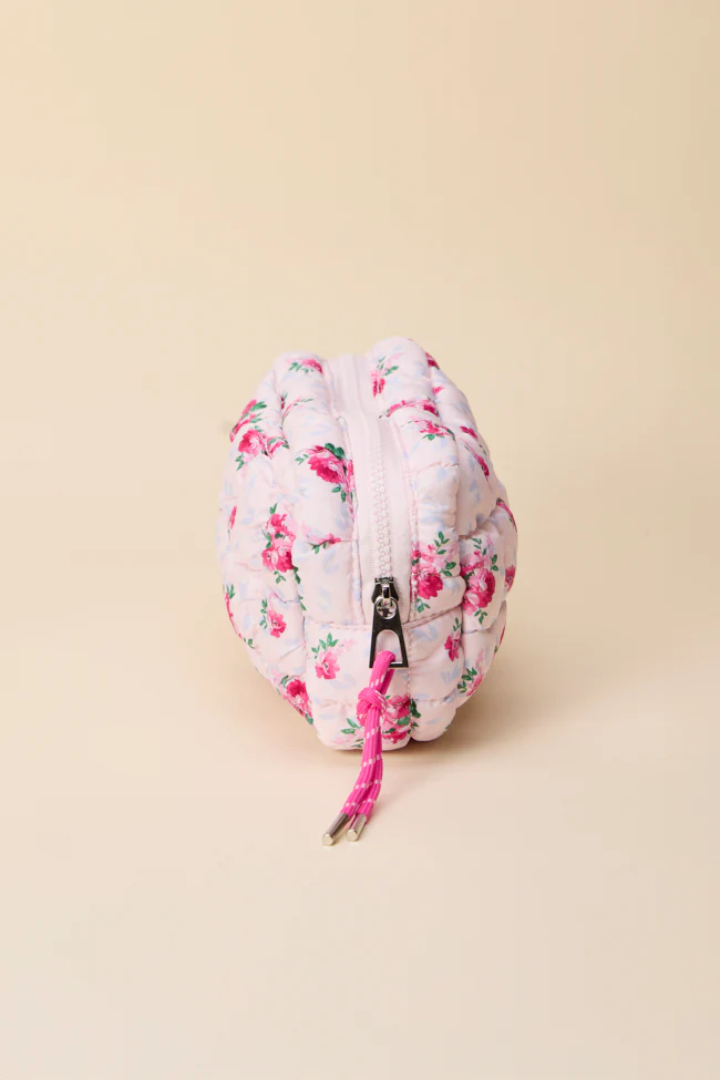 Haylie Pink Floral Quilted Mini Bag - Terpint