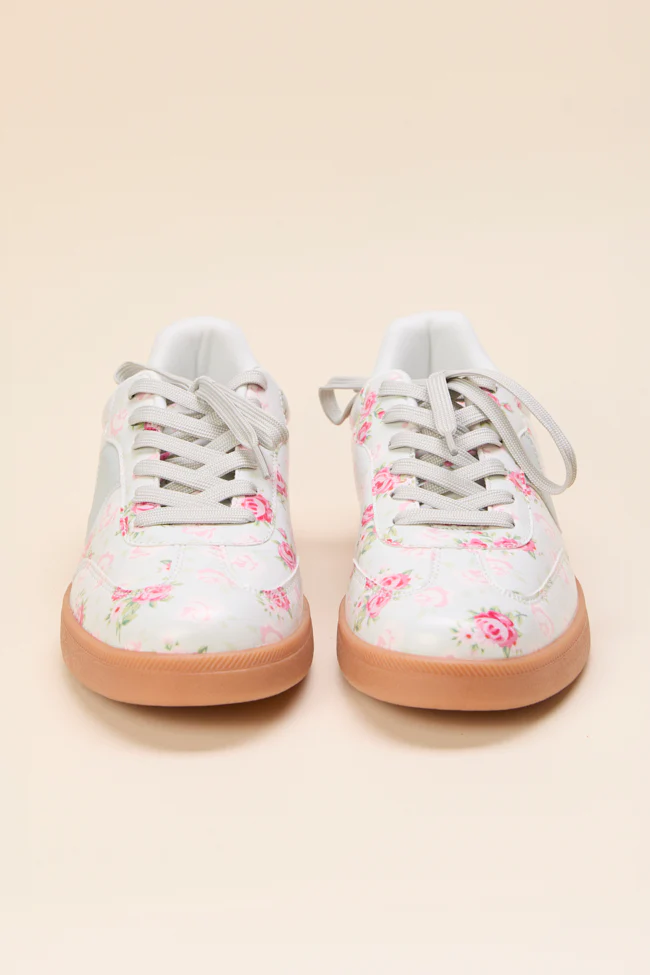Tiffany Mint Floral Sneakers - Terpint