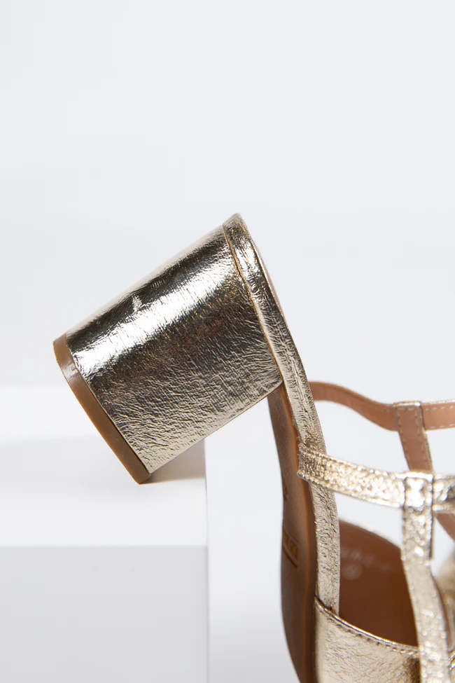 Drew Gold Bow Heels FINAL SALE - Terpint