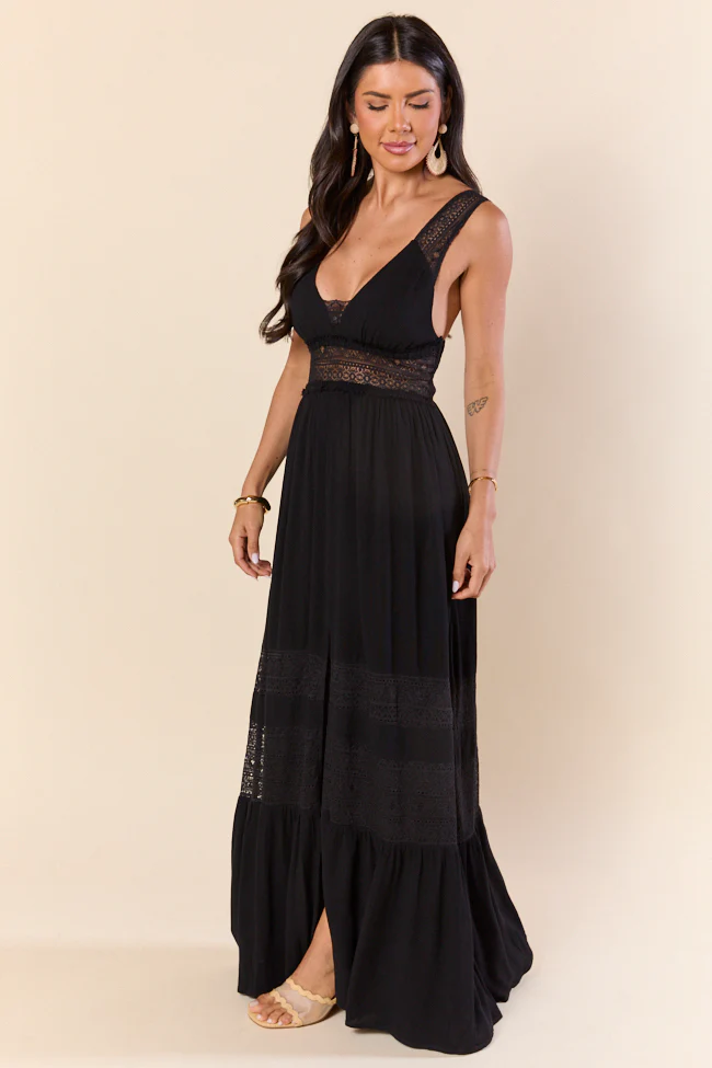 Summer Crush Black Maxi Dress SALE - Terpint