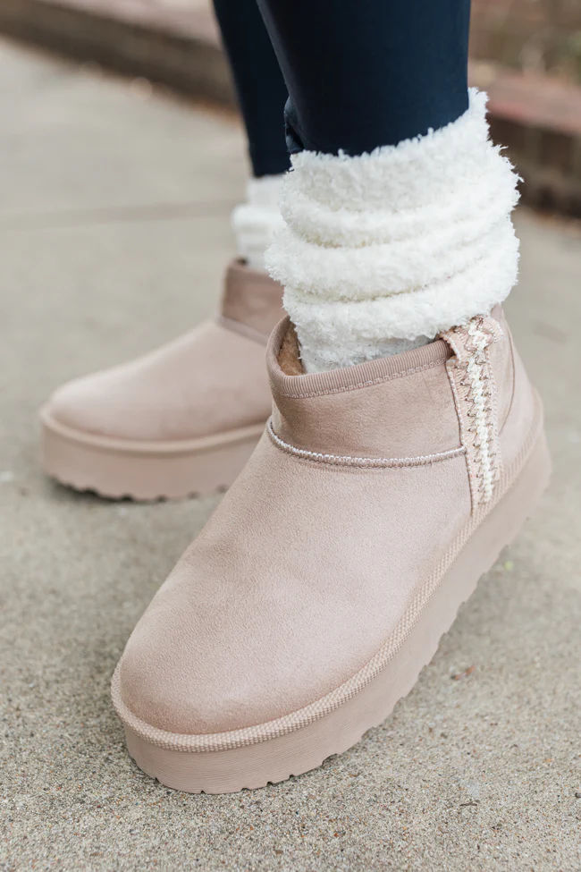 Hattie Taupe Booties FINAL SALE - Terpint