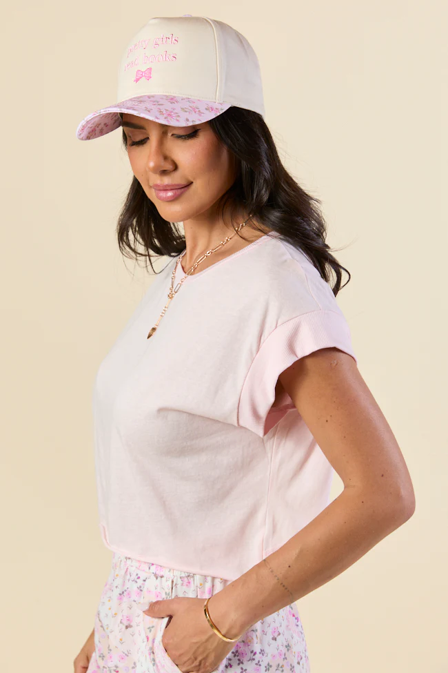Momentum Pink Keyhole Back Tee - Terpint