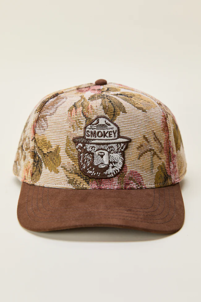 Smokey The Bear Tapestry Trucker Hat - Terpint