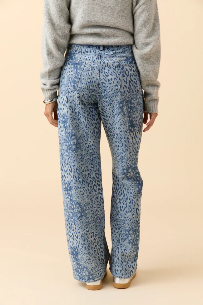 Scarlett Leopard Print Jeans - Terpint