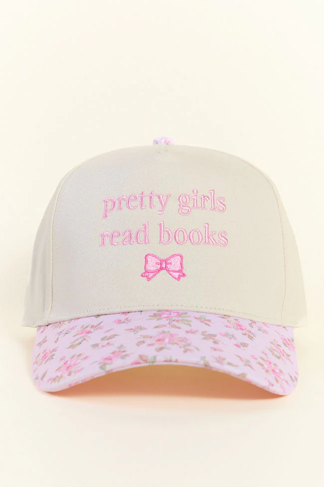 Pretty Girls Read Books Pink Trucker Hat - Terpint