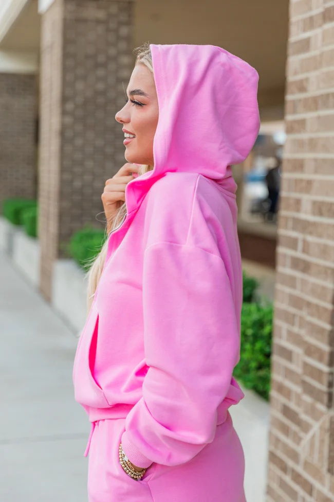 Tried It All Pink Zip Up Jacket FINAL SALE - Terpint