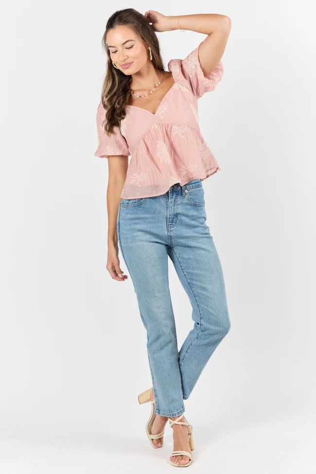 Millie Medium Wash Straight Leg Jeans DOORBUSTER - Terpint