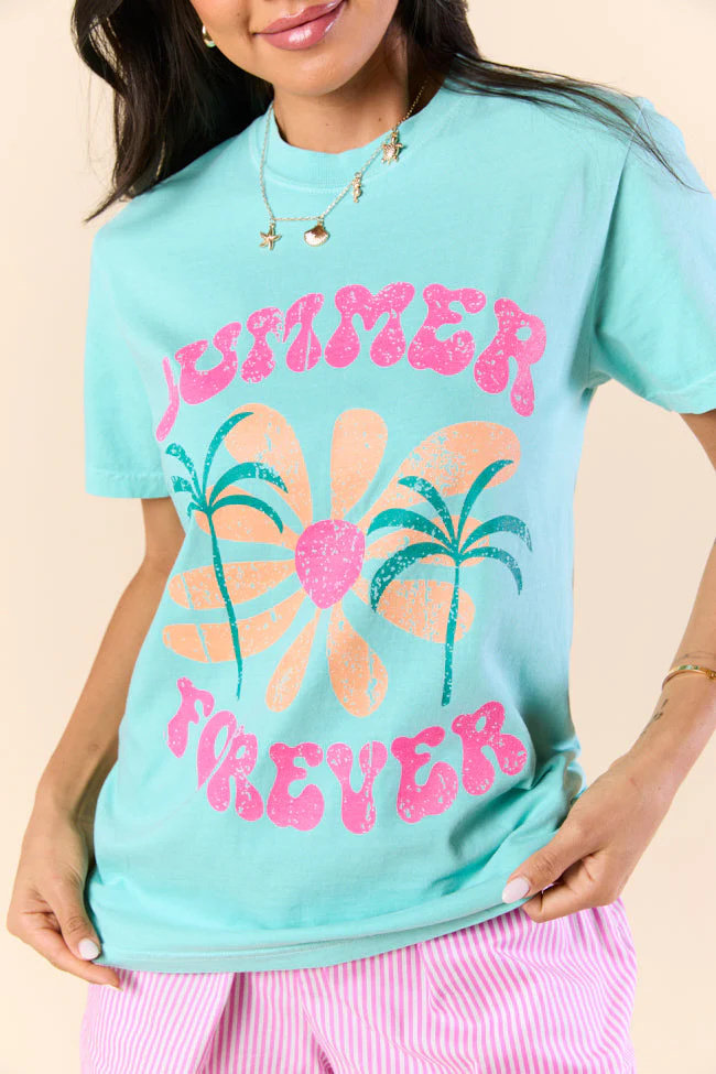 Summer Forever Mint Graphic Tee - Terpint