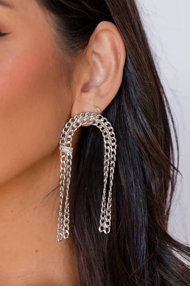 Chain U-Shaped Earrings FINAL SALE - Terpint