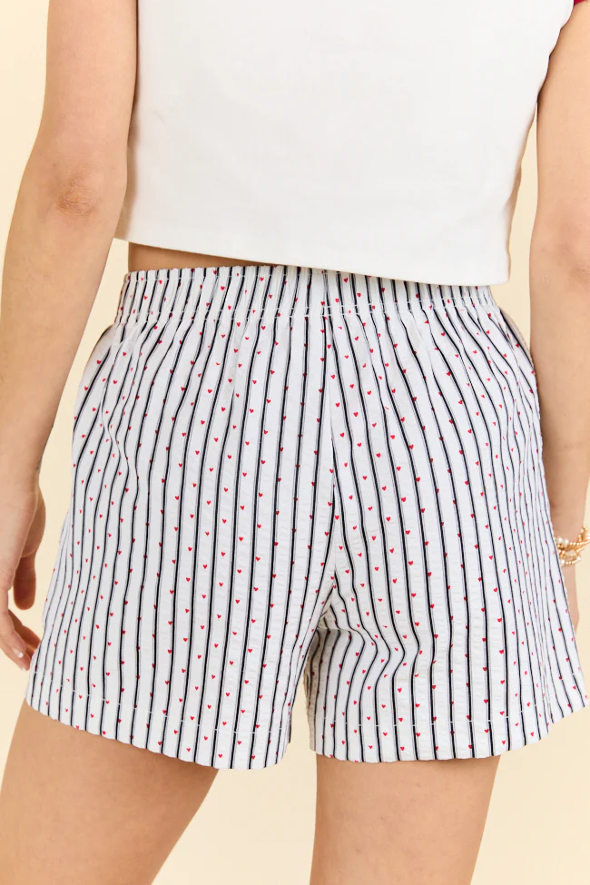 Living My Truth Stripes And Hearts Boxer Shorts FINAL SALE - Terpint