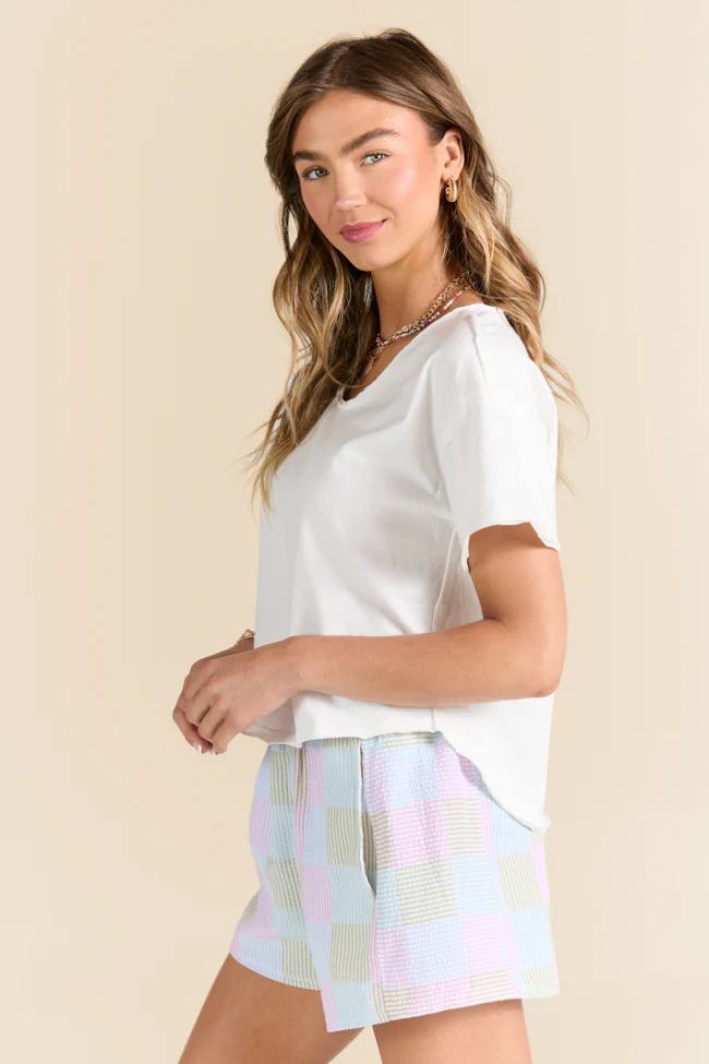 Firm Foundation Ivory Scoop Neck Tee DOORBUSTER - Terpint