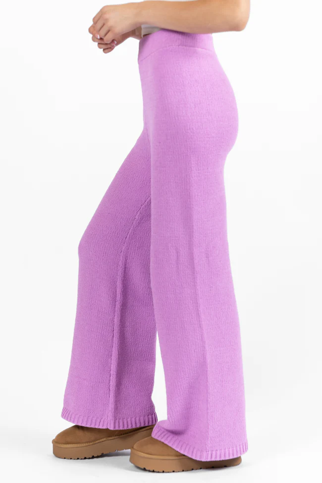 Cozy For Keeps Lavender Lounge Pants FINAL SALE - Terpint