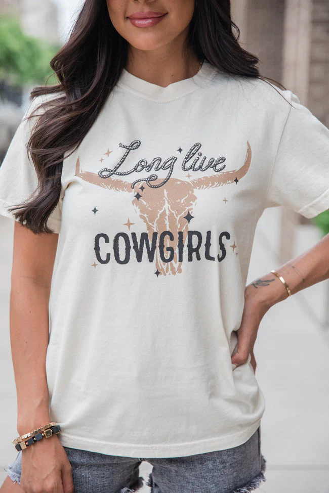 Long Live Cowgirls Ivory Graphic Tee - Terpint
