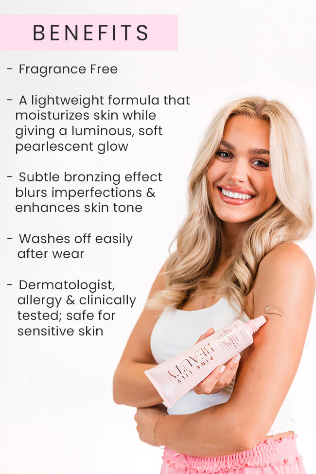 Pink Lily Luxury Tan Luminizing Body Lotion - Sunkissed Glow FINAL SALE - Terpint