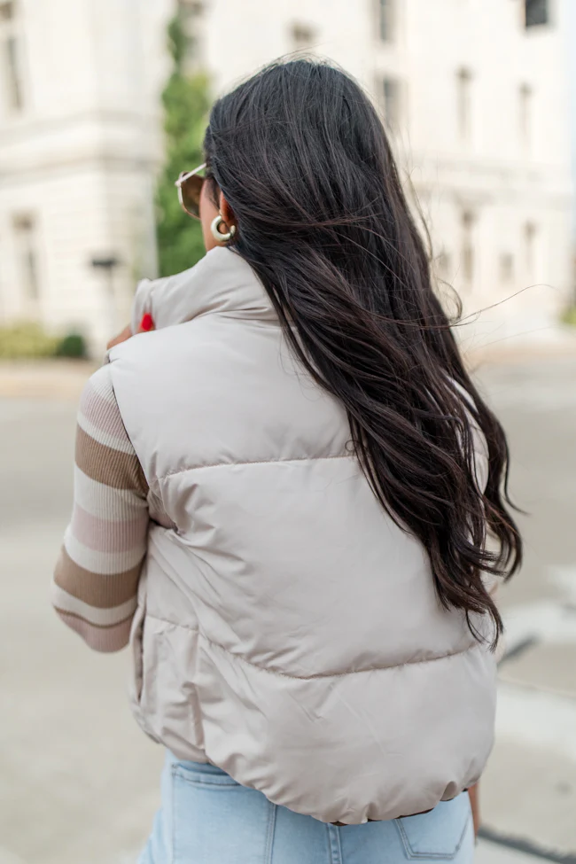 Where You See Fit Cocoa and Khaki Reversible Vest FINAL SALE - Terpint