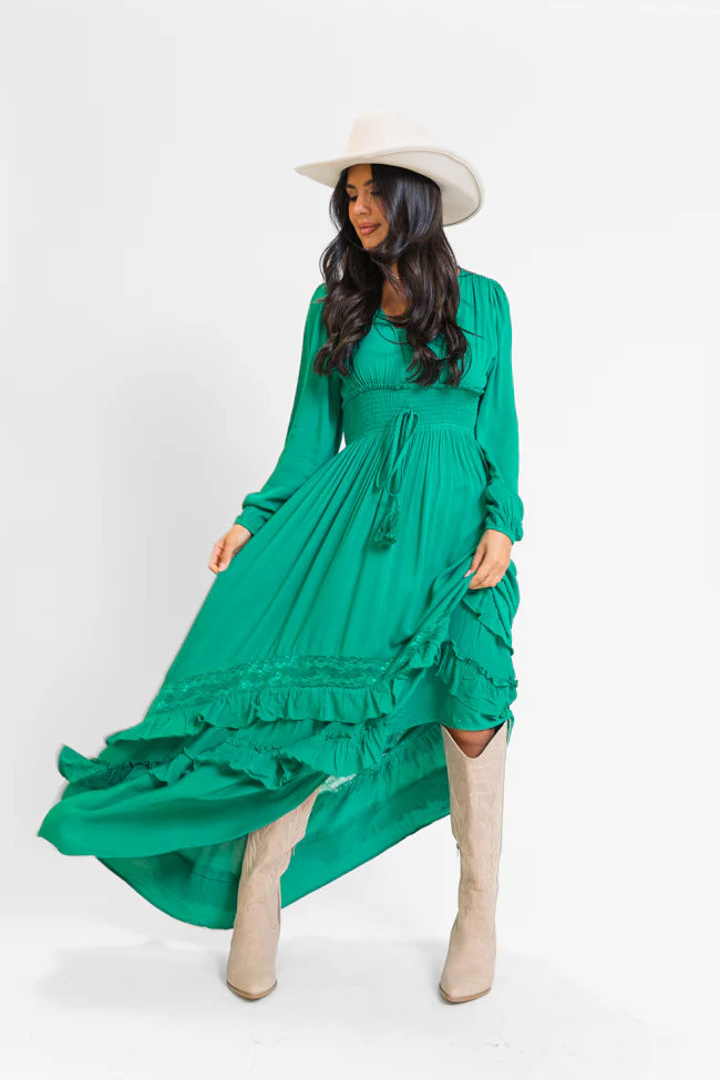 Lucky To Have You Jade Maxi Dress SALE - Terpint