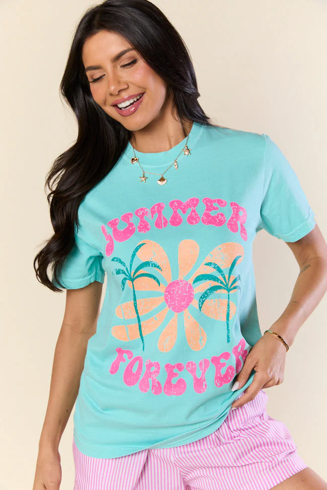 Summer Forever Mint Graphic Tee - Terpint