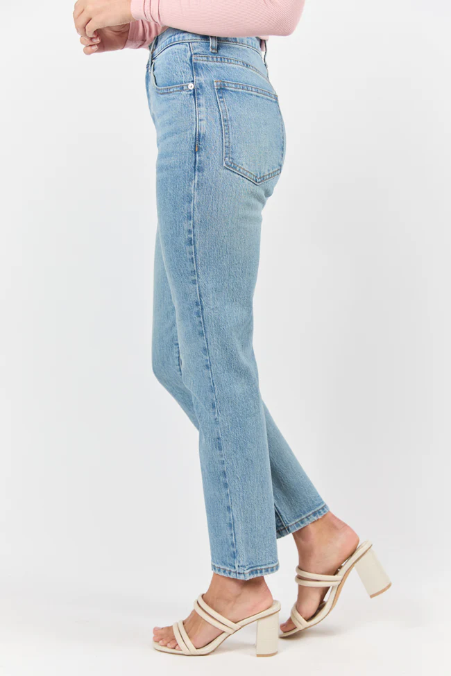 Millie Medium Wash Straight Leg Jeans DOORBUSTER - Terpint