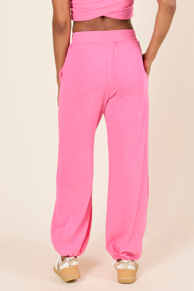 Tinley Pink Lounge Jogger Pants - Terpint