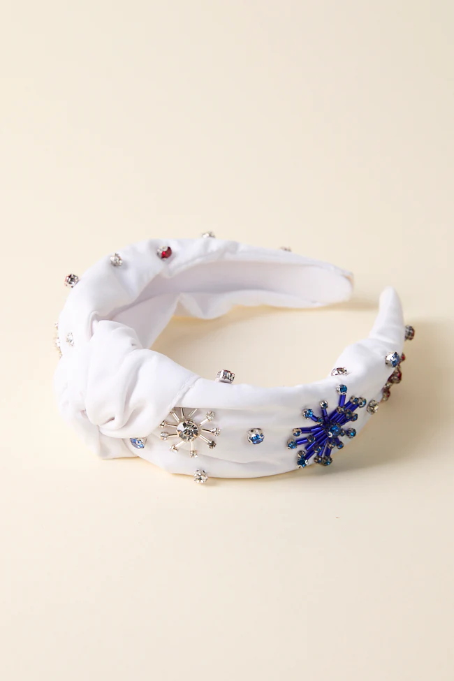 White Fireworks Headband FINAL SALE - Terpint